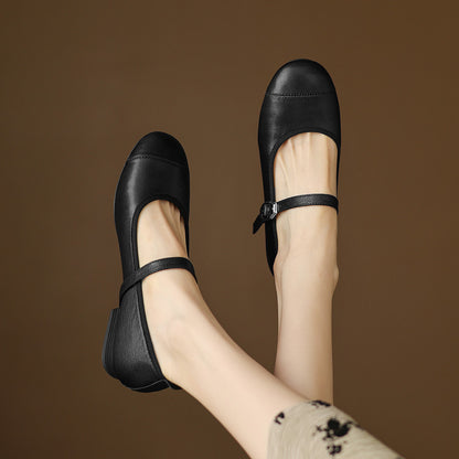 Bruna Genuine Leather Flats