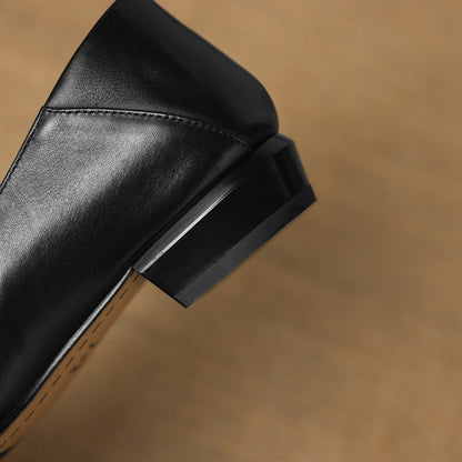 Dalia Genuine Leather Loafer Pumps