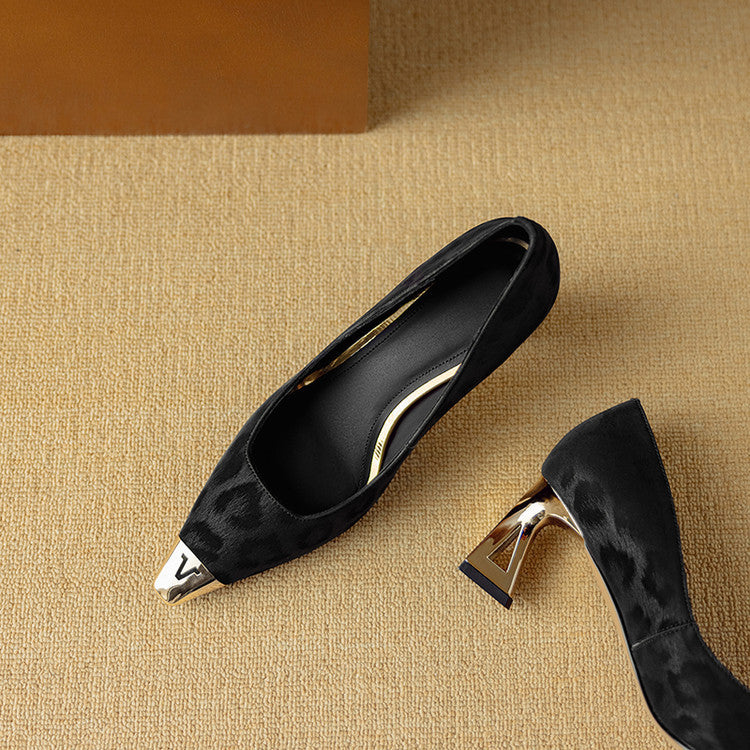 Vania Genuine Leather Heels