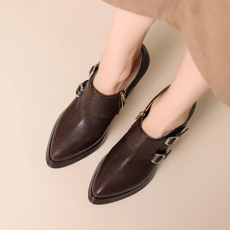 Celena Genuine Leather Heels