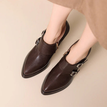 Celena Genuine Leather Heels