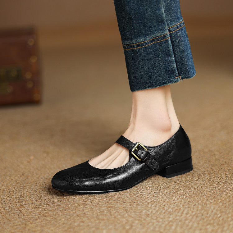 Elva Genuine Leather Shoes