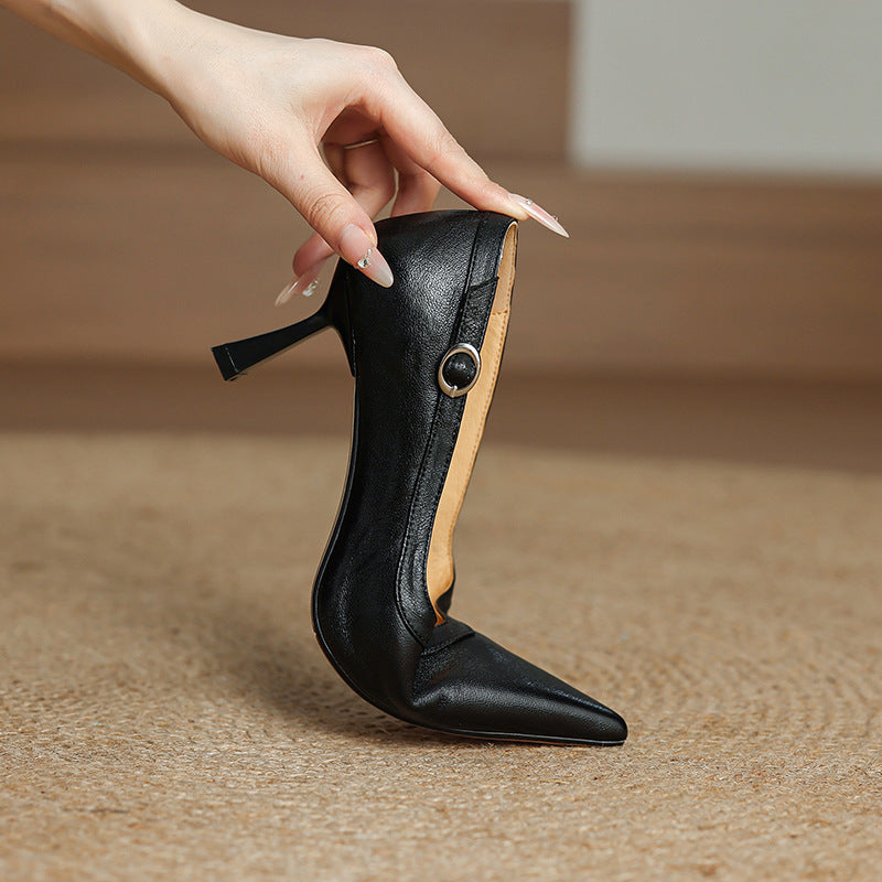 Corva Genuine Leather Heels