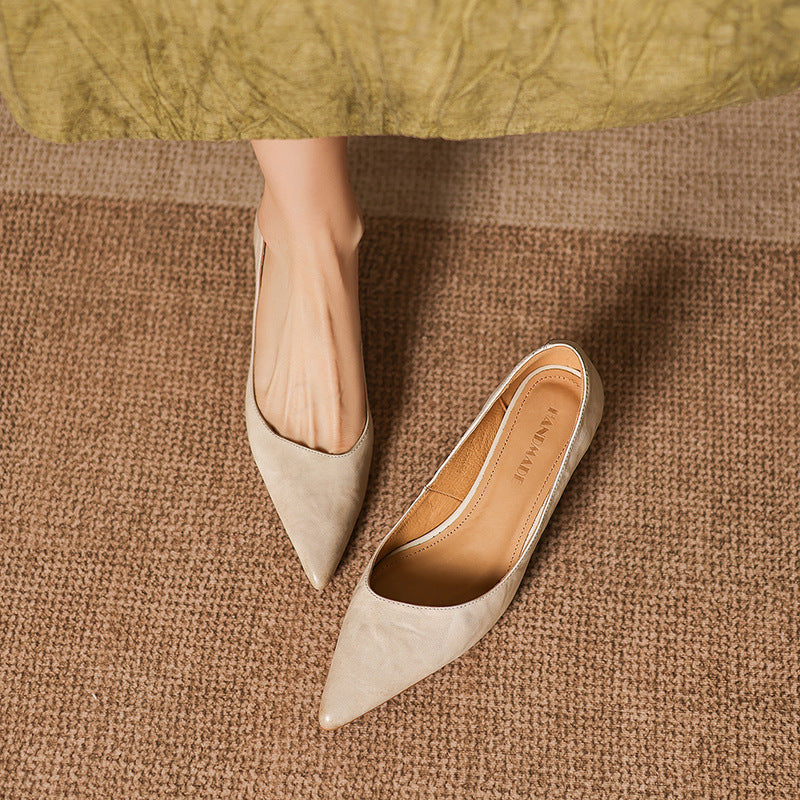 Ayra Genuine Leather Heels