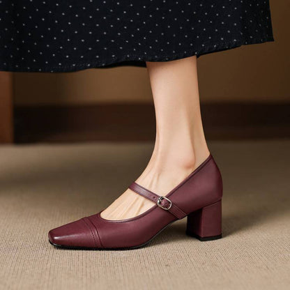 Brela Genuine Leather Heels