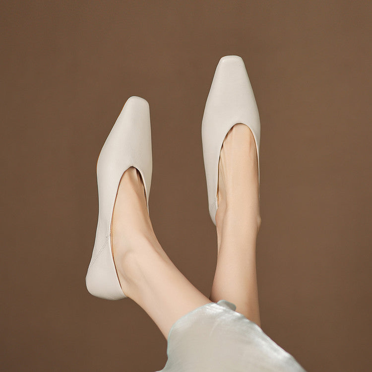 Amira Genuine Leather Flats