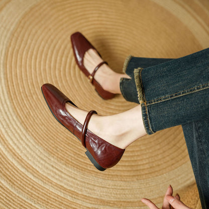 Islae Genuine Leather Flats