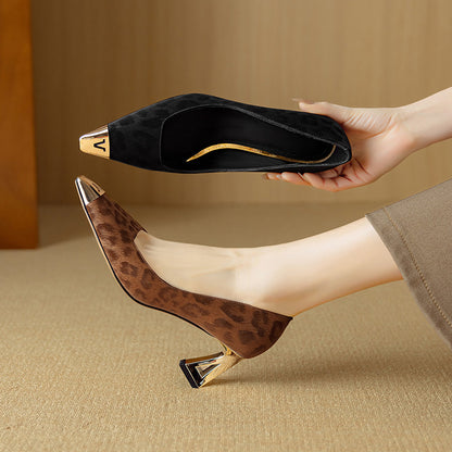 Vania Genuine Leather Heels