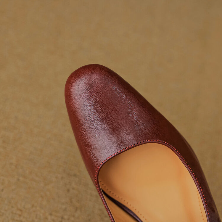 Zaya Genuine Leather Mules