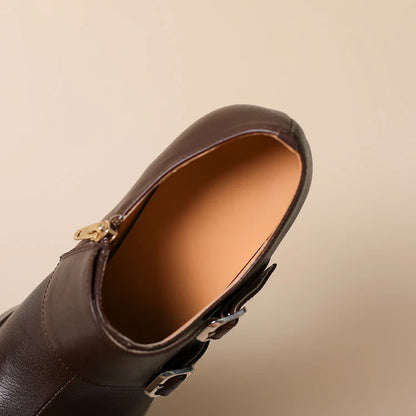 Celena Genuine Leather Heels