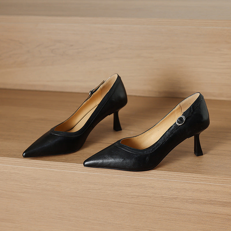 Corva Genuine Leather Heels