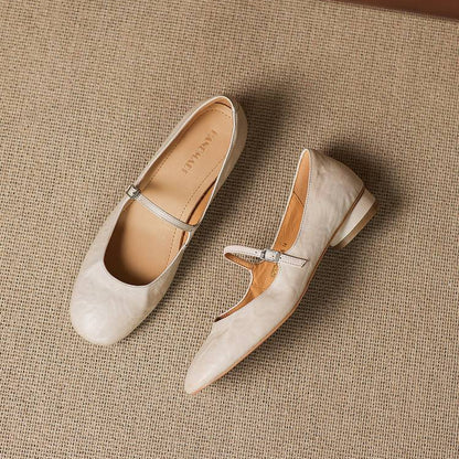 Felya Genuine Leather Flats