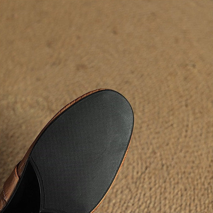 Hailey Genuine Leather Mules