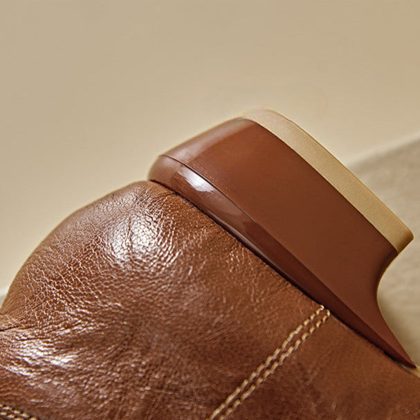 Minara Genuine Leather Pumps