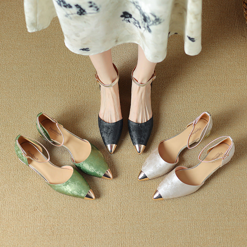 Alexia Genuine Leather Heels