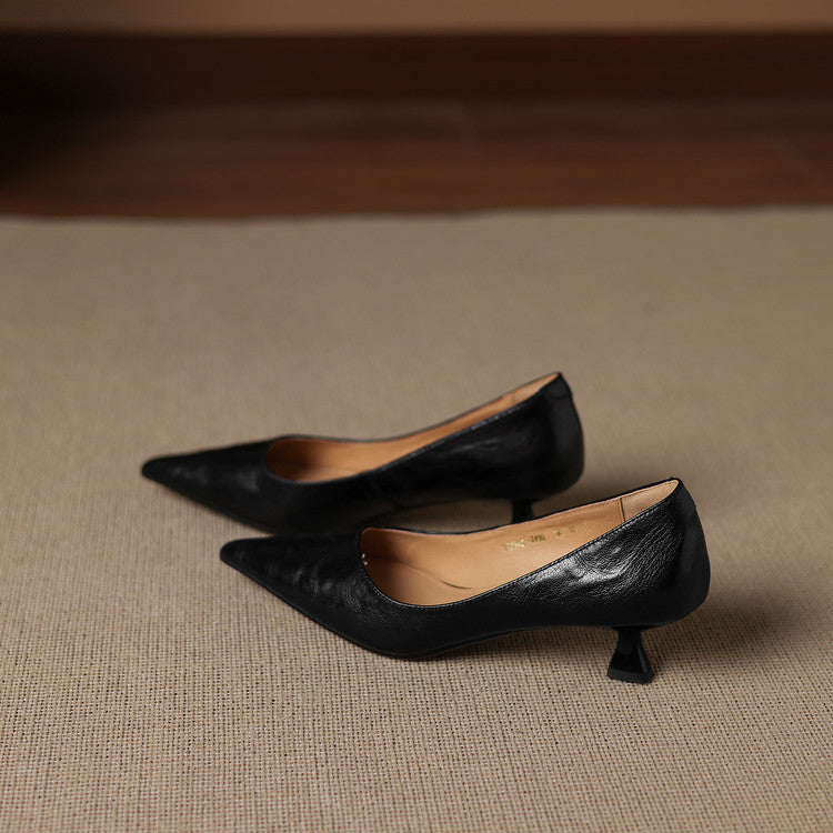 Kolen Genuine Leather Heels