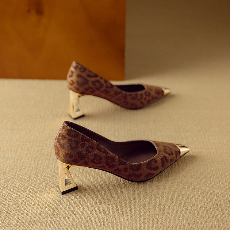 Vania Genuine Leather Heels