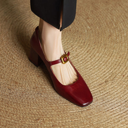 Olea Genuine Leather Heels