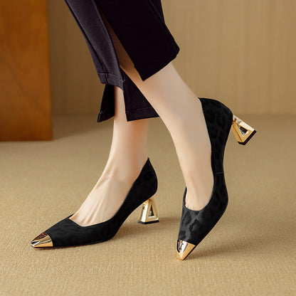 Vania Genuine Leather Heels