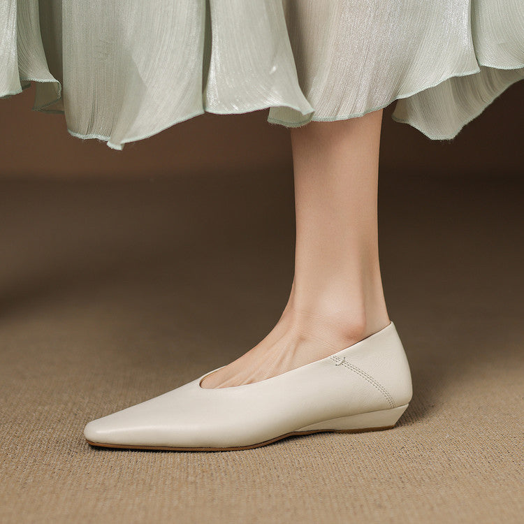 Amira Genuine Leather Flats