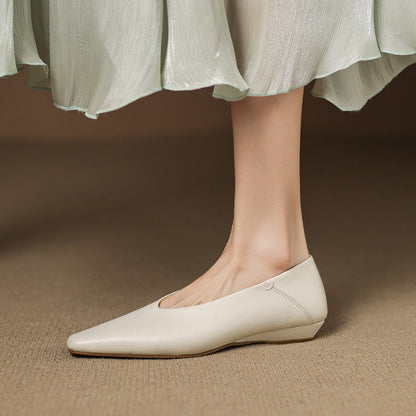 Amira Genuine Leather Flats