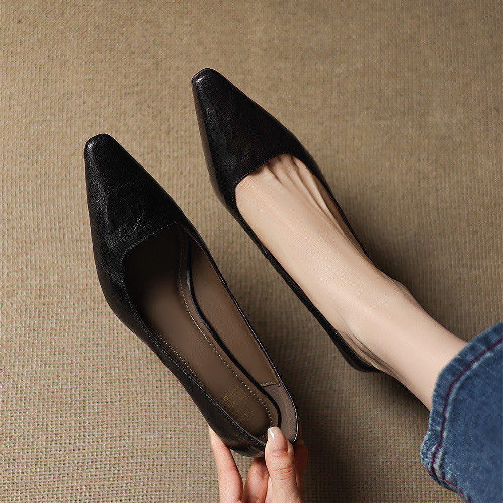 Brucia Genuine Leather Heels