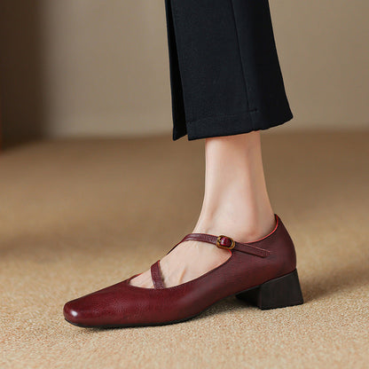 Orida Genuine Leather Heels