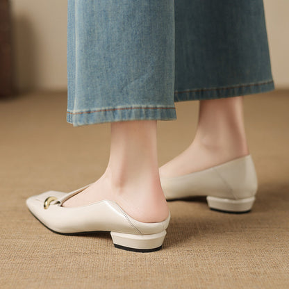 Dalia Genuine Leather Loafer Pumps
