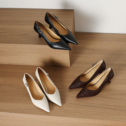 Corva Genuine Leather Heels