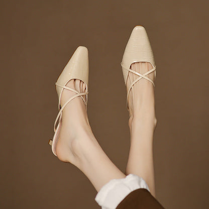 Velora Genuine Leather Mules