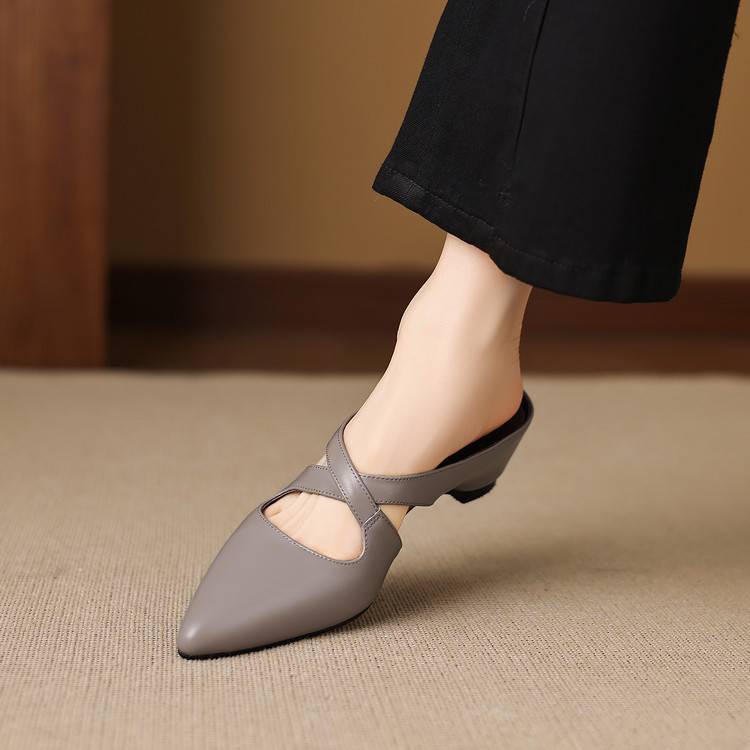 Gale Genuine Leather Mules