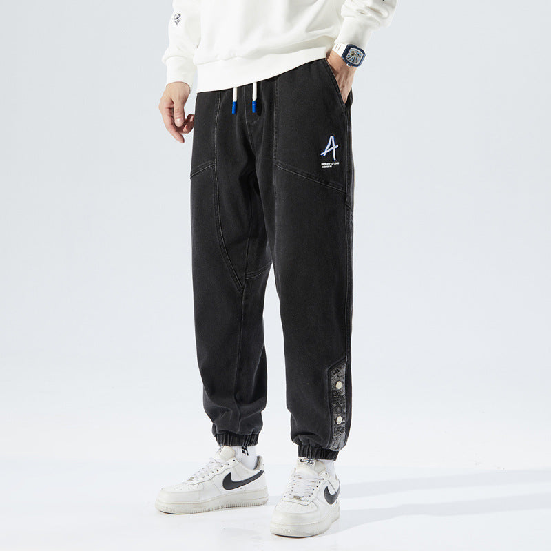 Asphalt Denim Joggers