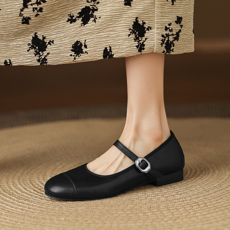 Bruna Genuine Leather Flats