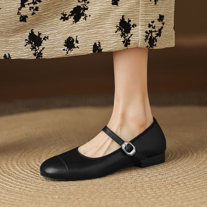 Bruna Genuine Leather Flats
