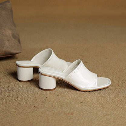 Brily Genuine Leather Mules