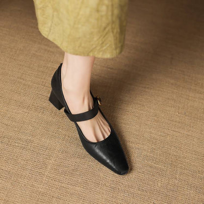Nessa Genuine Leather Heels