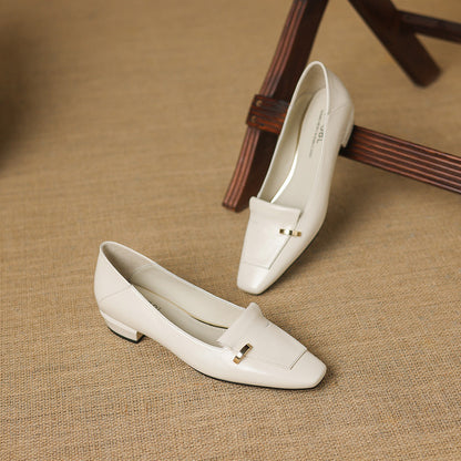 Dalia Genuine Leather Loafer Pumps
