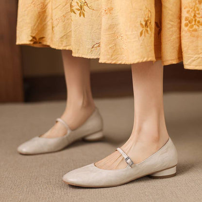 Felya Genuine Leather Flats