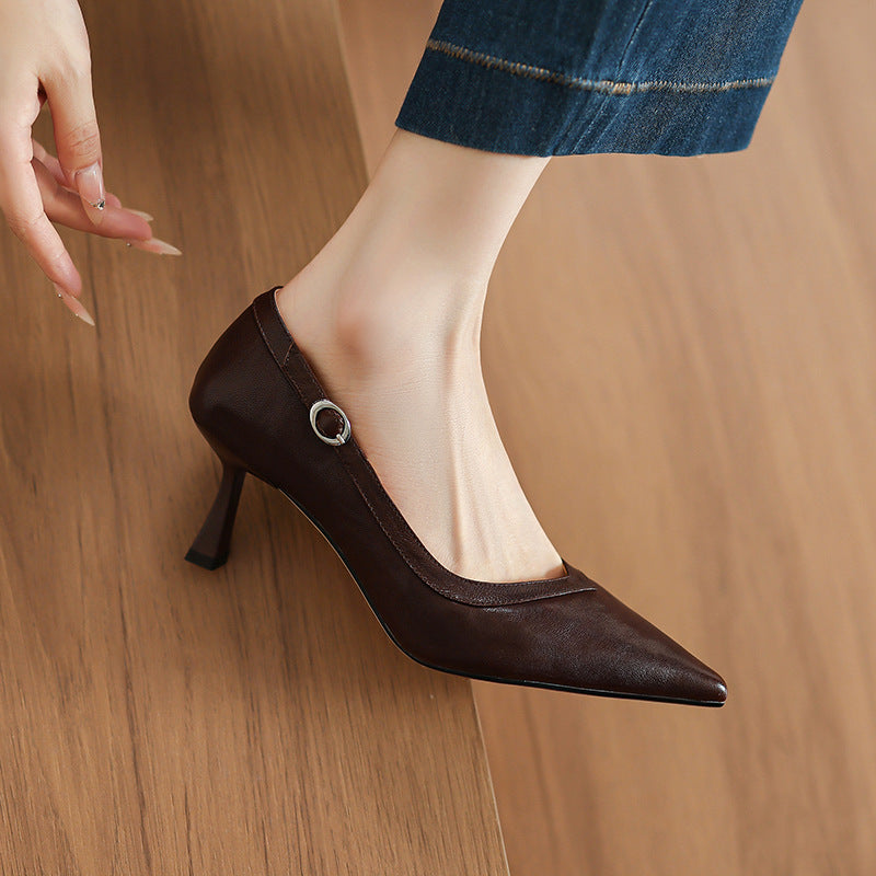 Corva Genuine Leather Heels