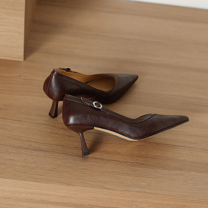 Corva Genuine Leather Heels