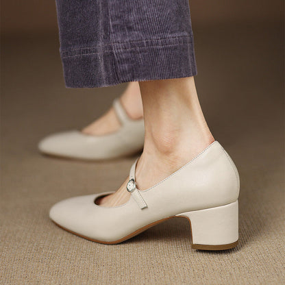 Blare Genuine Leather Heels