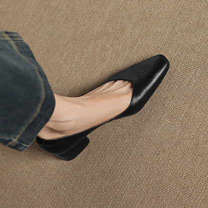 Milla Genuine Leather Heels