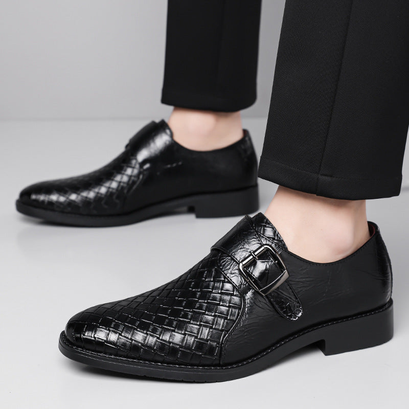 Dorel Single Monk Strap Leather Shoes