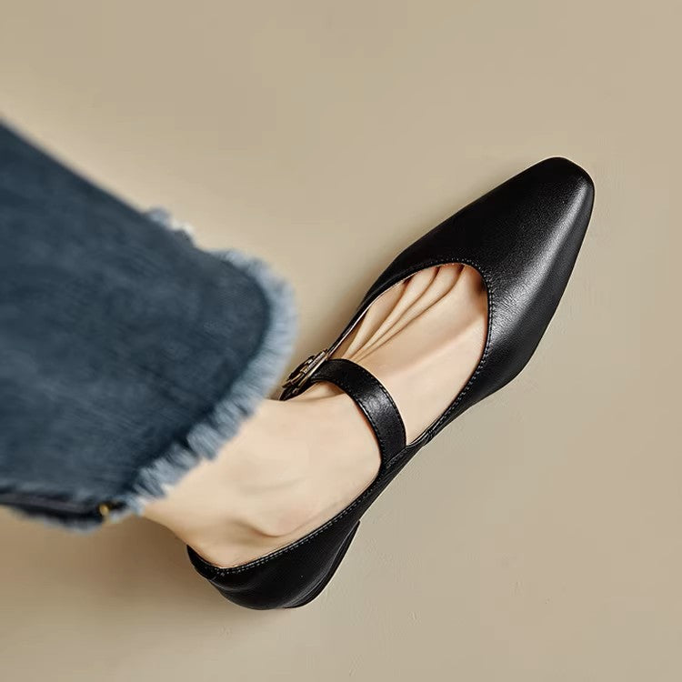 Roxel Genuine Leather Flats