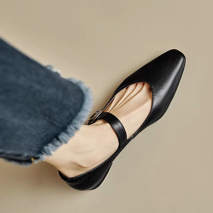 Roxel Genuine Leather Flats