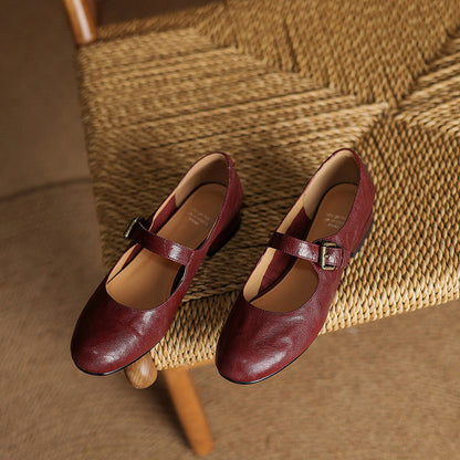 Elva Genuine Leather Shoes