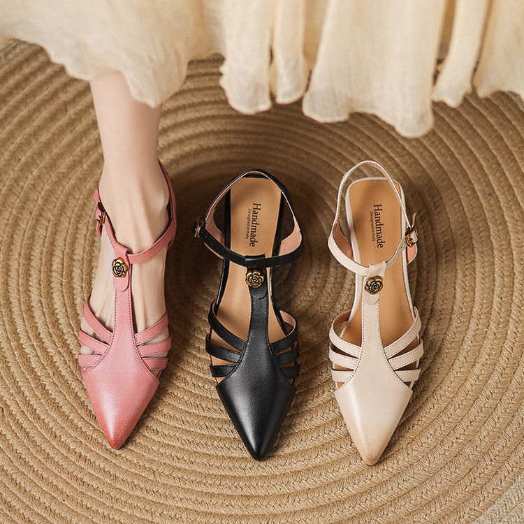 Viara Genuine Leather Heels