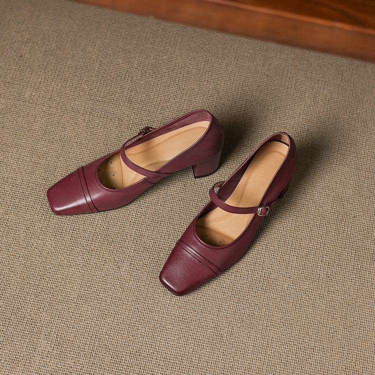 Brela Genuine Leather Heels