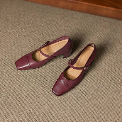 Brela Genuine Leather Heels
