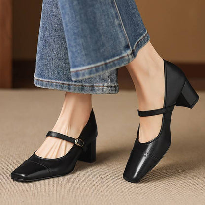 Brela Genuine Leather Heels